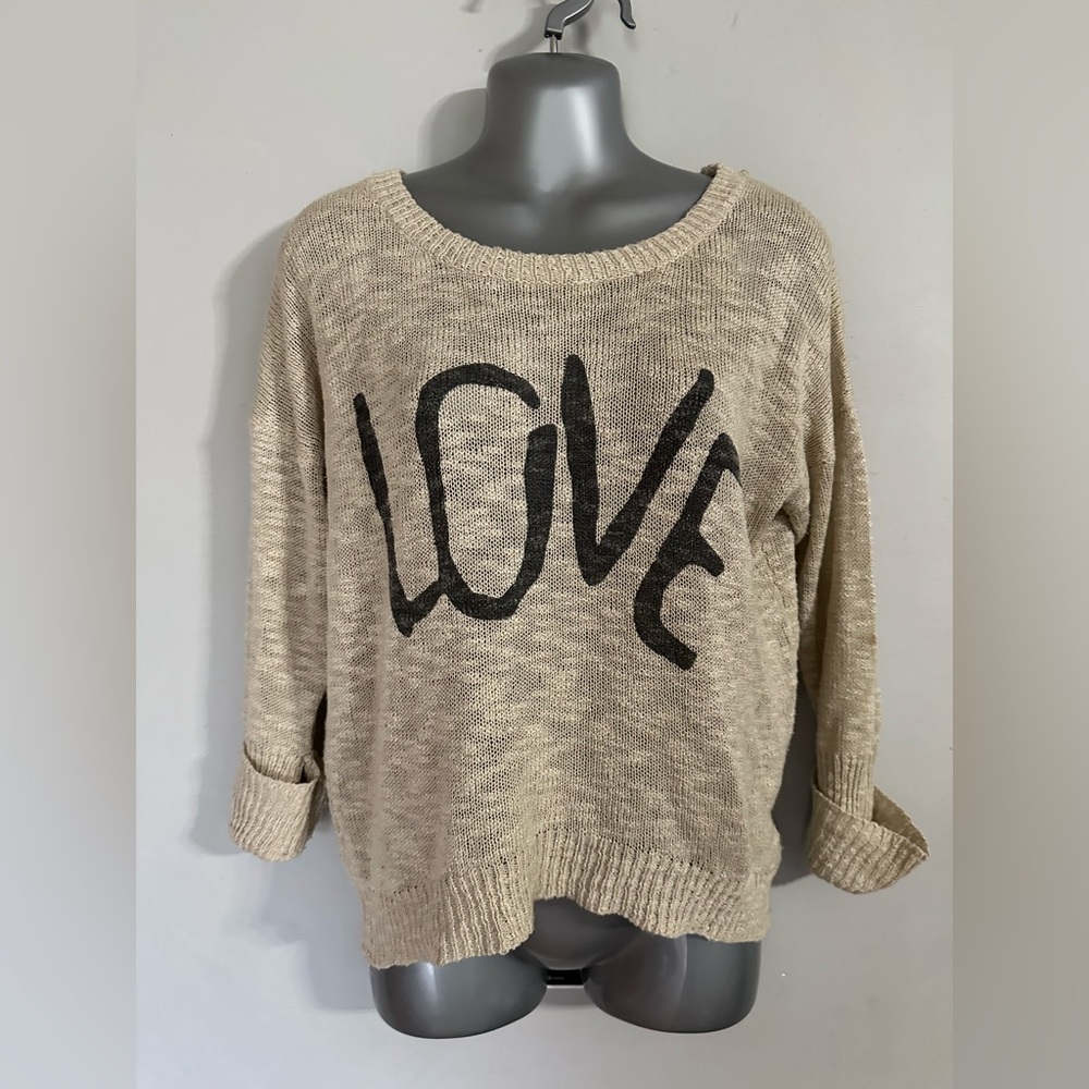 Almost Famous Love Sweater Size Large